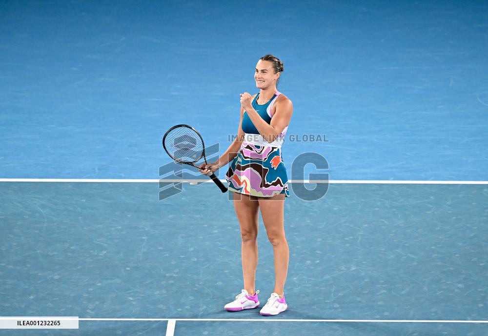 (SP)AUSTRALIA-MELBOURNE-TENNIS-AUSTRALIAN OPEN-WOMEN'S SINGLES-SEMIFINAL