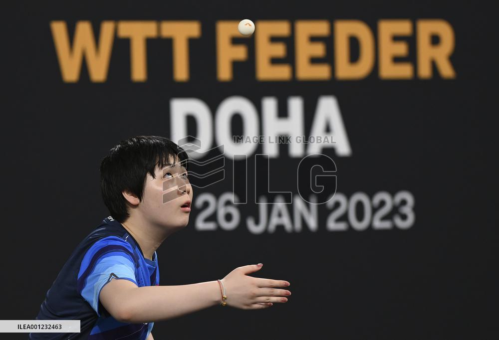 (SP)QATAR-DOHA-TABLE TENNIS-WTT FEEDER DOHA 2023-WOMEN'S SINGLES