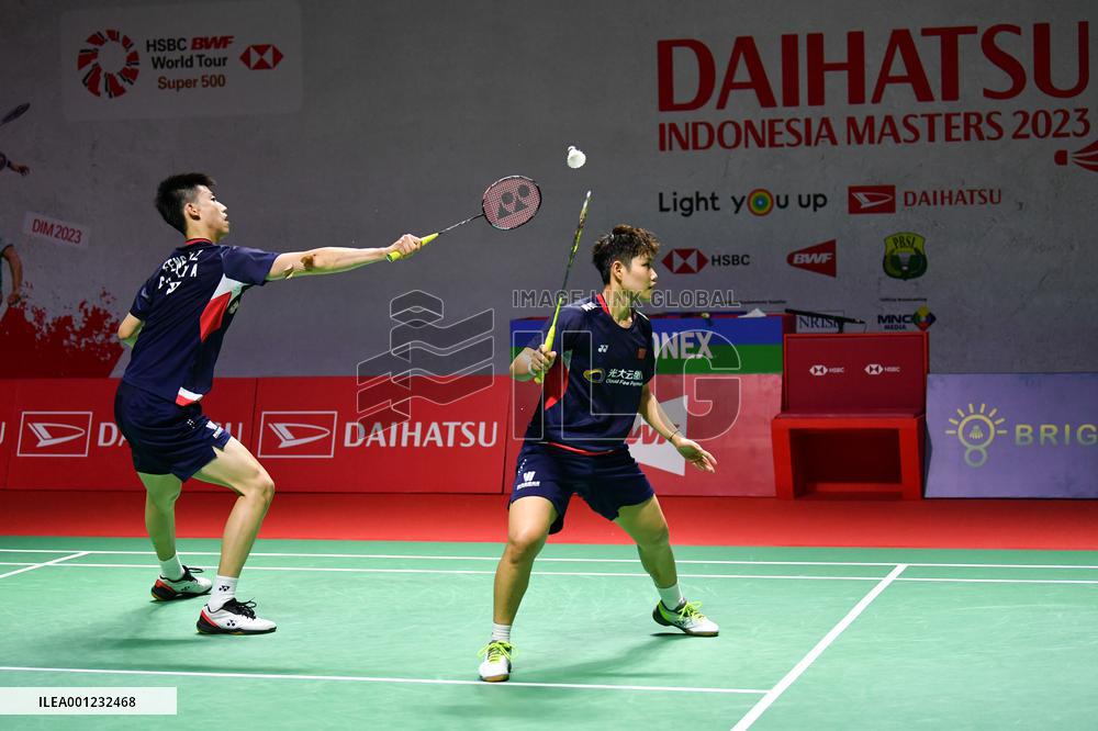 (SP)INDONESIA-JAKARTA-BADMINTON-INDONESIA MASTERS 2023-MIXED DOUBLES-SECOND ROUND