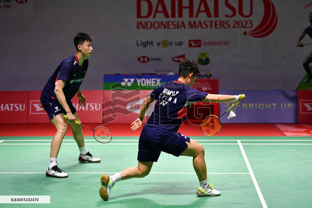 (SP)INDONESIA-JAKARTA-BADMINTON-INDONESIA MASTERS 2023-MIXED DOUBLES-SECOND ROUND
