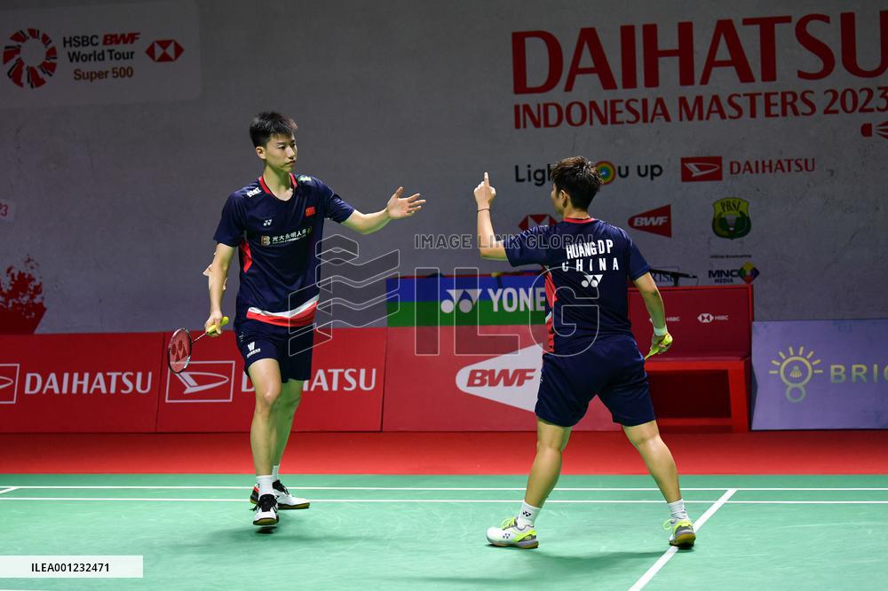 (SP)INDONESIA-JAKARTA-BADMINTON-INDONESIA MASTERS 2023-MIXED DOUBLES-SECOND ROUND