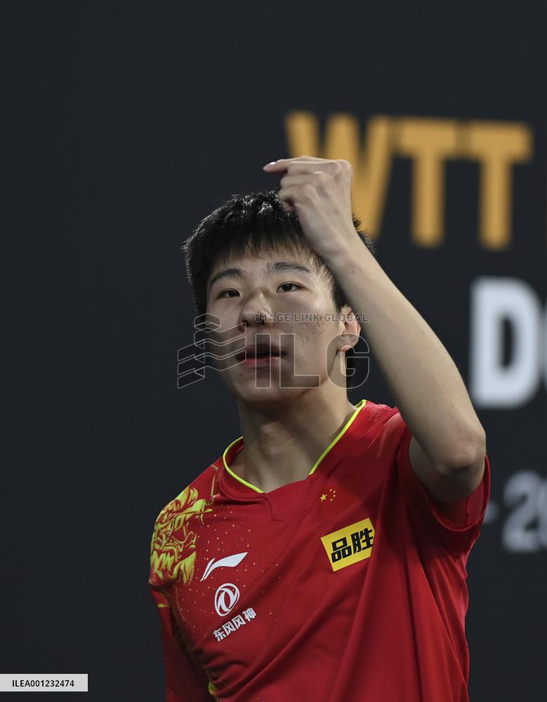 (SP)QATAR-DOHA-TABLE TENNIS-WTT FEEDER DOHA 2023-MEN'S SINGLES