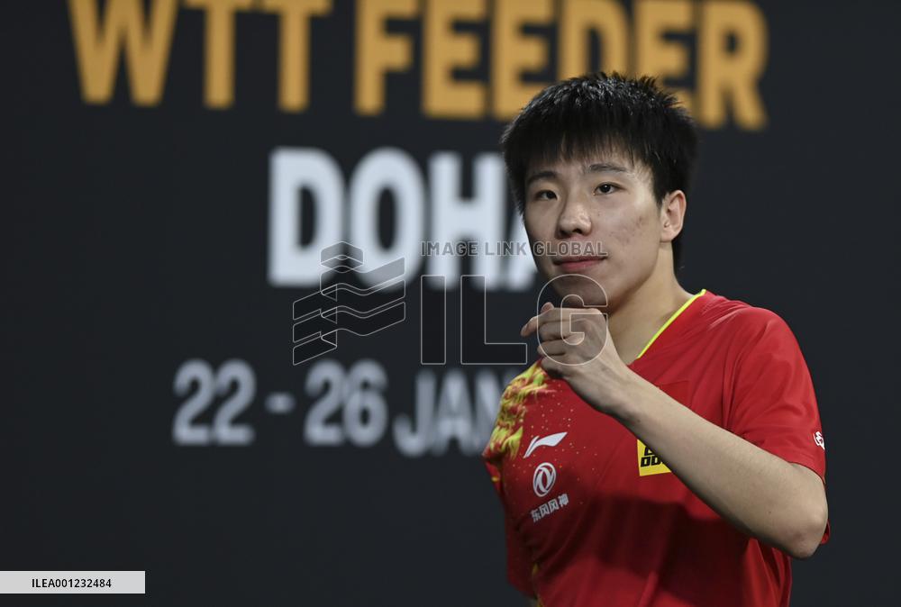 (SP)QATAR-DOHA-TABLE TENNIS-WTT FEEDER DOHA 2023-MEN'S SINGLES