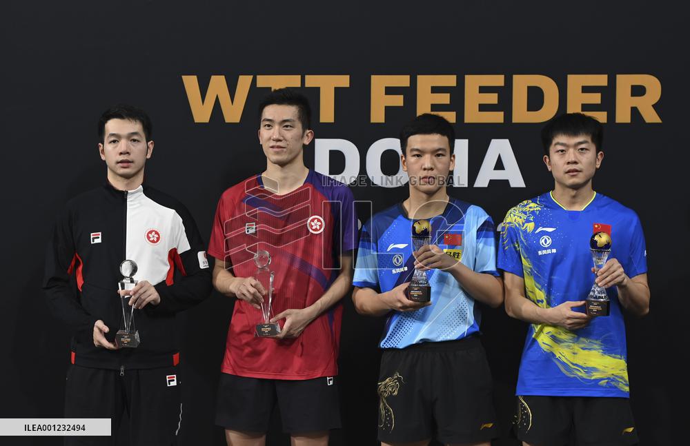 (SP)QATAR-DOHA-TABLE TENNIS-WTT FEEDER DOHA 2023-MEN'S DOUBLES