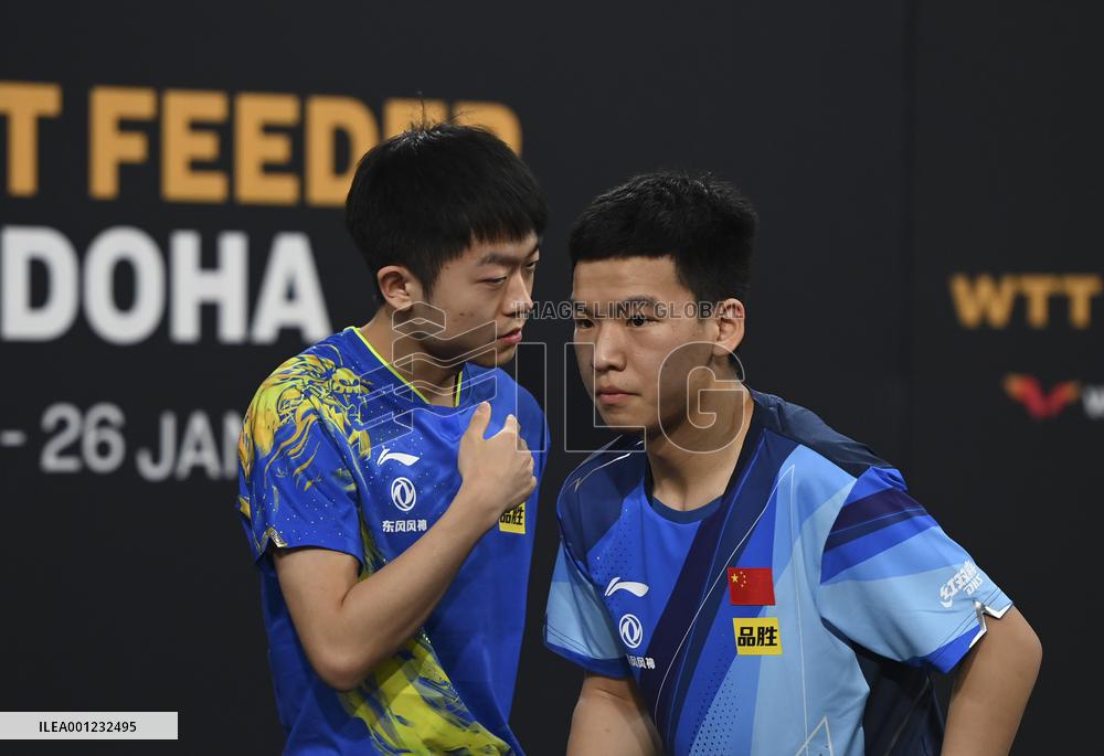 (SP)QATAR-DOHA-TABLE TENNIS-WTT FEEDER DOHA 2023-MEN'S DOUBLES