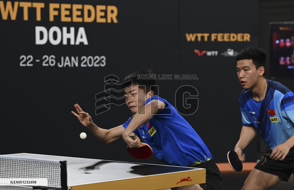 (SP)QATAR-DOHA-TABLE TENNIS-WTT FEEDER DOHA 2023-MEN'S DOUBLES