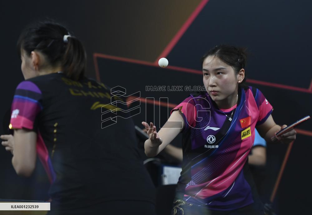 (SP)QATAR-DOHA-TABLE TENNIS-WTT FEEDER DOHA 2023-WOMEN'S DOUBLES