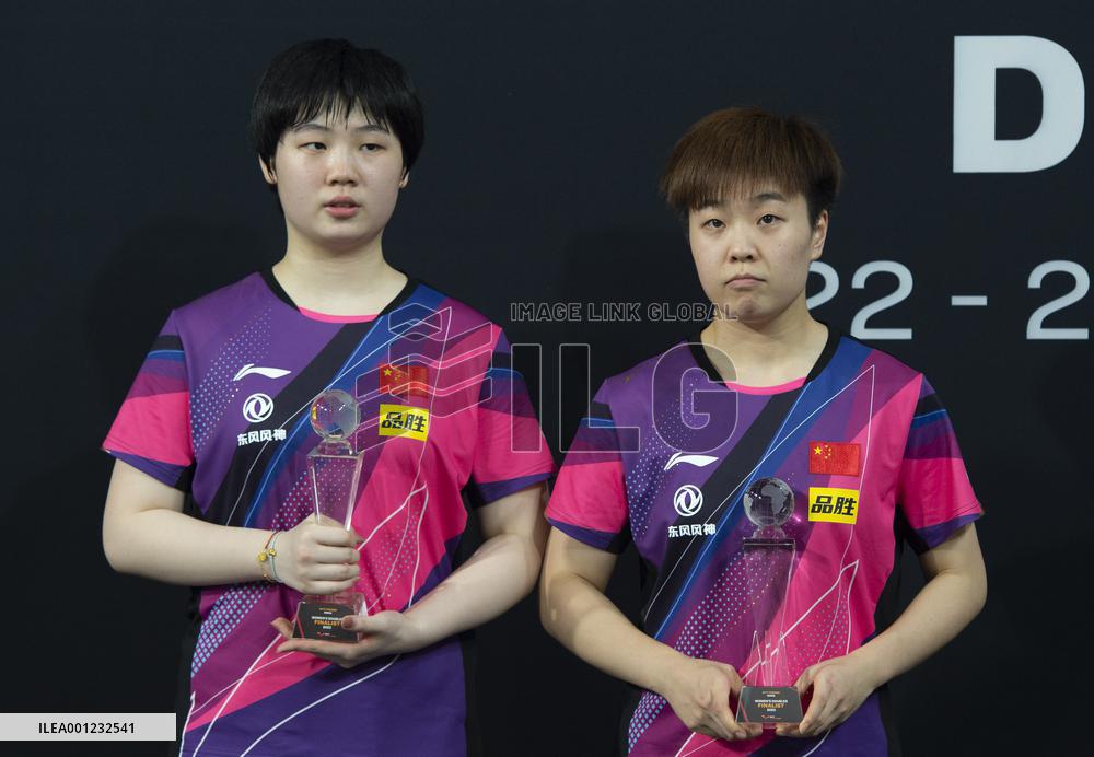 (SP)QATAR-DOHA-TABLE TENNIS-WTT FEEDER DOHA 2023-WOMEN'S DOUBLES