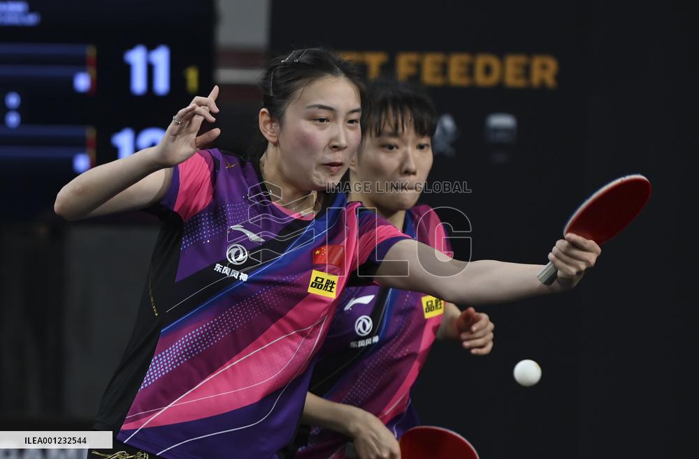 (SP)QATAR-DOHA-TABLE TENNIS-WTT FEEDER DOHA 2023-WOMEN'S DOUBLES