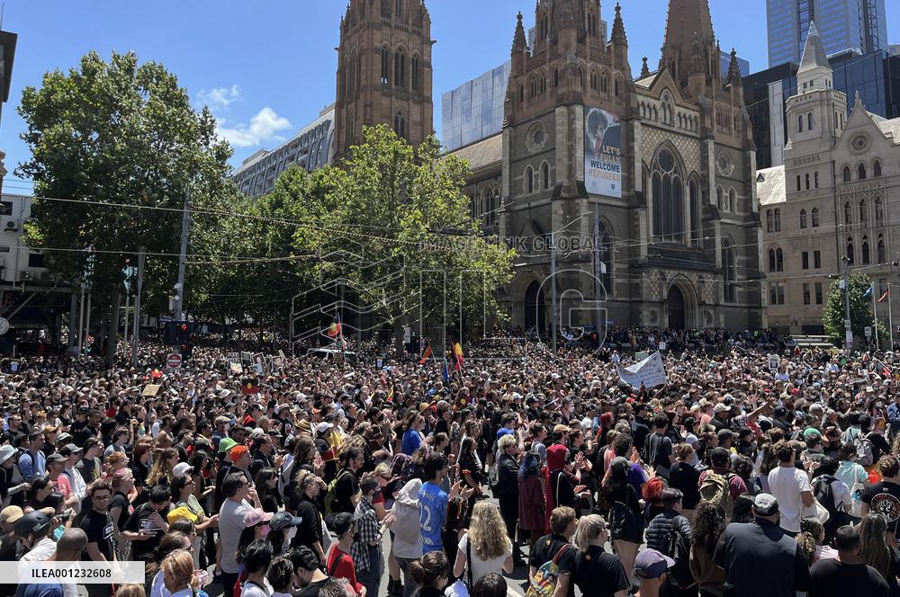 AUSTRALIA-MELBOURNE-RALLY