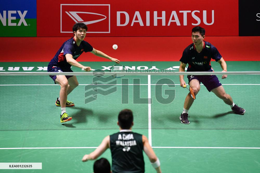 (SP)INDONESIA-JAKARTA-BADMINTON-INDONESIA MASTERS 2023-MEN'S DOUBLES