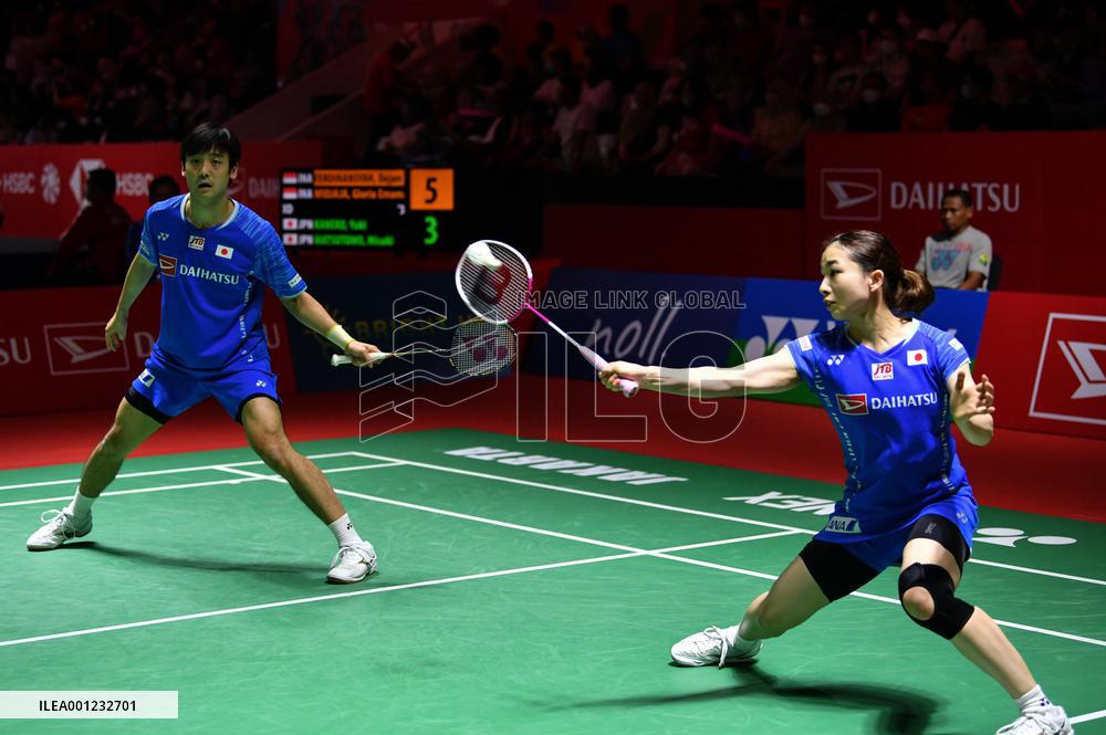 (SP)INDONESIA-JAKARTA-BADMINTON-INDONESIA MASTERS 2023-MIXED DOUBLES