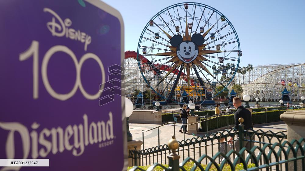 U.S.-CALIFORNIA-ANAHEIM-DISNEYLAND RESORT-DISNEY-100TH ANNIVERSARY
