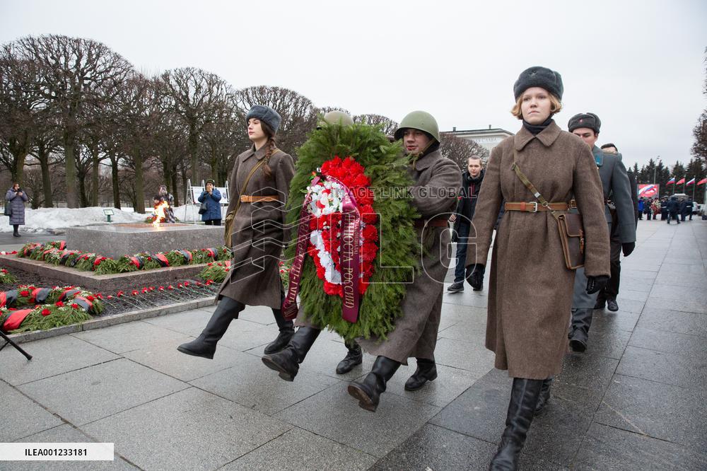 RUSSIA-ST. PETERSBURG-LENINGRAD BLOCKADE-ANNIVERSARY-MEMORIAL ACTIVITY