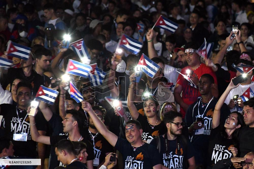 CUBA-HAVANA-JOSE MARTI-ANNIVERSARY-COMMEMORATION