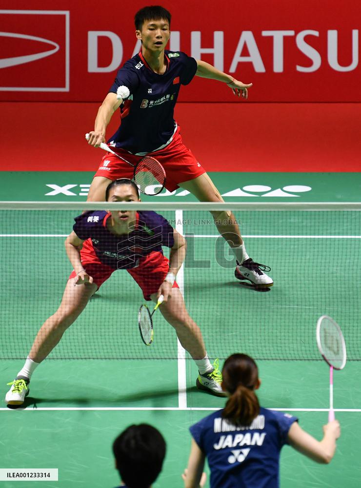 (SP)INDONESIA-JAKARTA-BADMINTON-INDONESIA MASTERS 2023-MIXED DOUBLES-SEMIFINALS