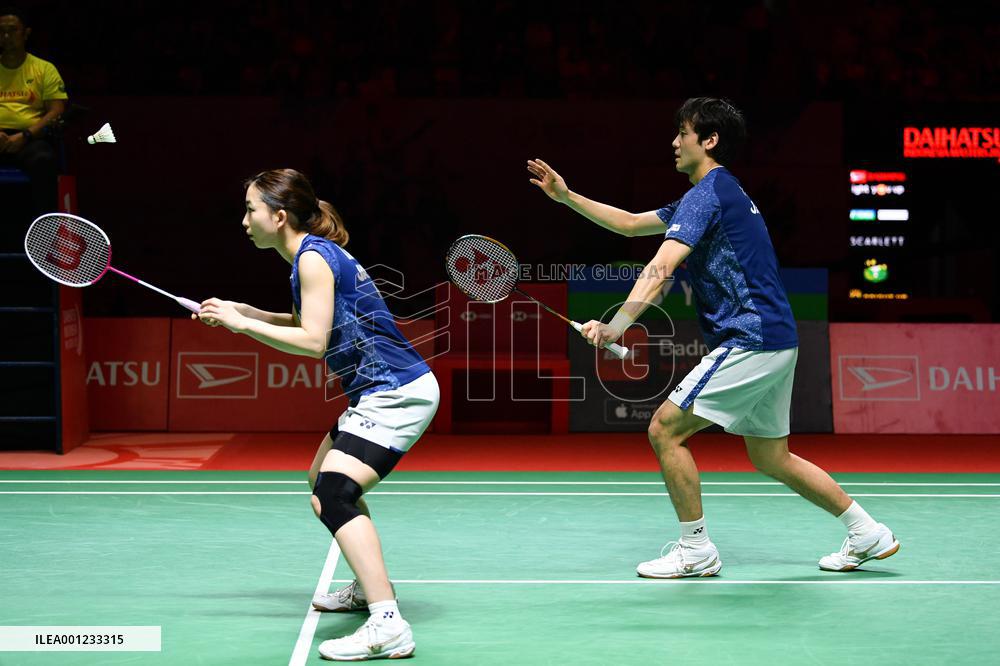 (SP)INDONESIA-JAKARTA-BADMINTON-INDONESIA MASTERS 2023-MIXED DOUBLES-SEMIFINALS