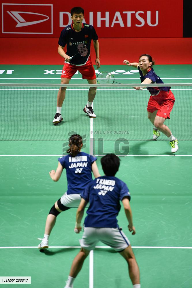 (SP)INDONESIA-JAKARTA-BADMINTON-INDONESIA MASTERS 2023-MIXED DOUBLES-SEMIFINALS