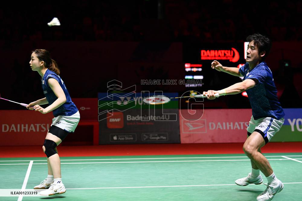 (SP)INDONESIA-JAKARTA-BADMINTON-INDONESIA MASTERS 2023-MIXED DOUBLES-SEMIFINALS