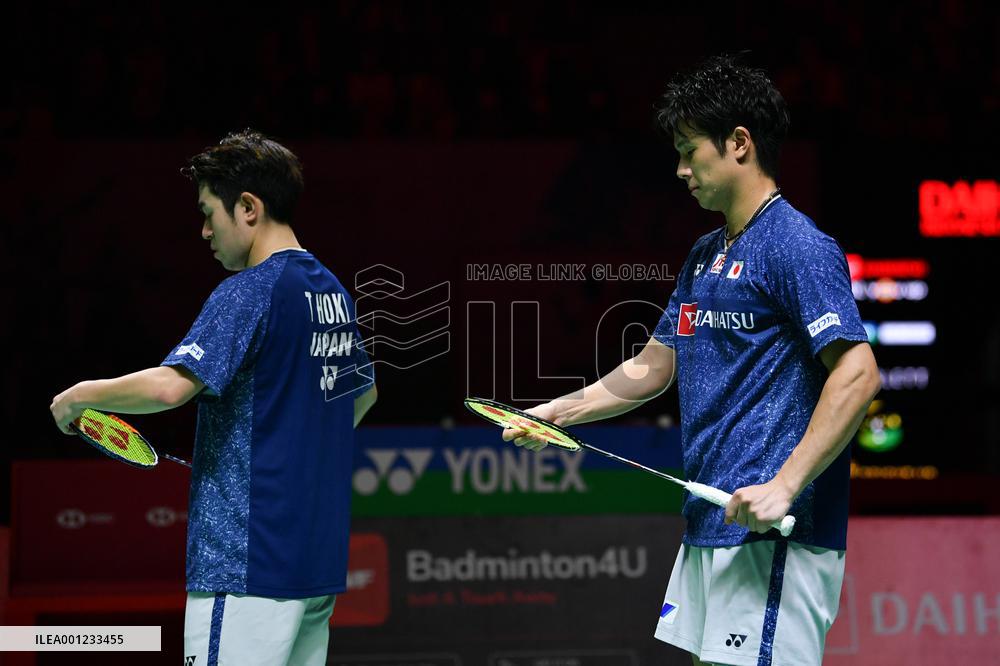 (SP)INDONESIA-JAKARTA-BADMINTON-INDONESIA MASTERS 2023-MEN'S DOUBLES-SEMIFINALS