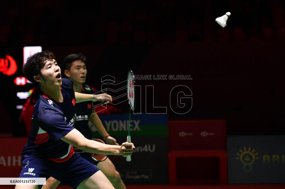 (SP)INDONESIA-JAKARTA-BADMINTON-INDONESIA MASTERS 2023-MEN'S DOUBLES-SEMIFINALS