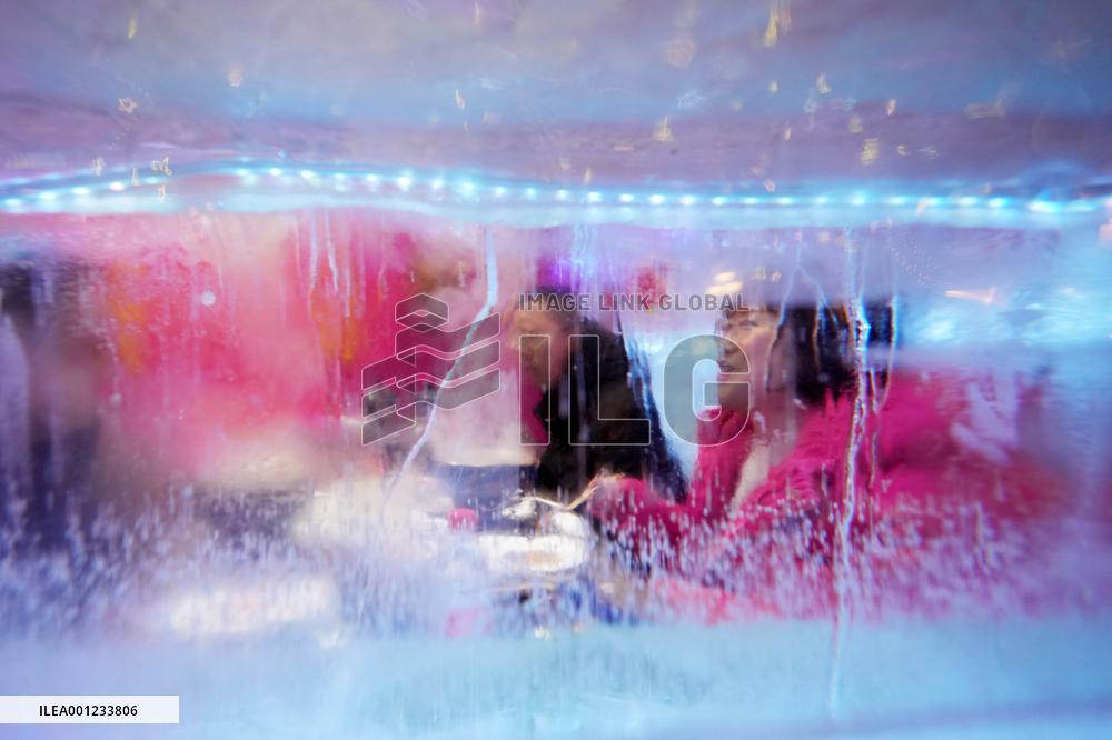CHINA-HEILONGJIANG-HARBIN-ICE-MADE BOOTHS (CN)