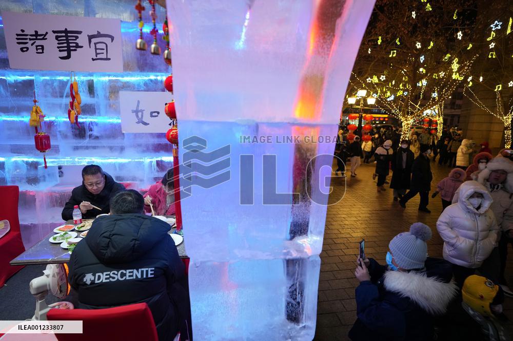 CHINA-HEILONGJIANG-HARBIN-ICE-MADE BOOTHS (CN)