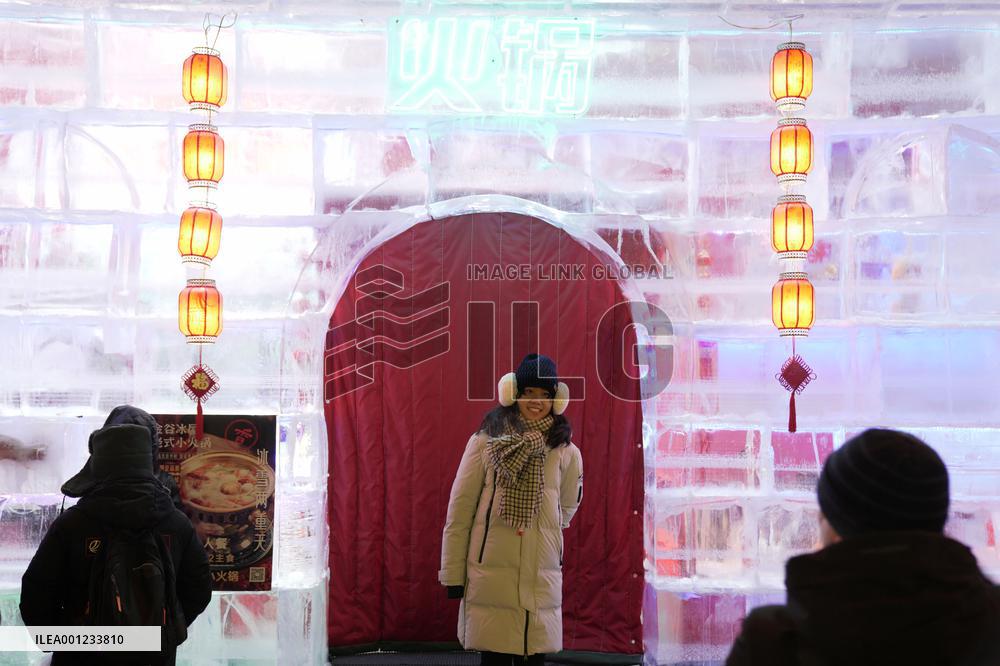 CHINA-HEILONGJIANG-HARBIN-ICE-MADE BOOTHS (CN)