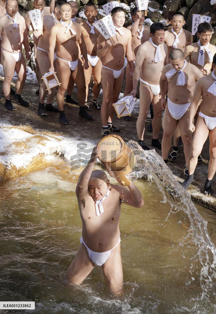 Good harvest festival in northeastern Japan