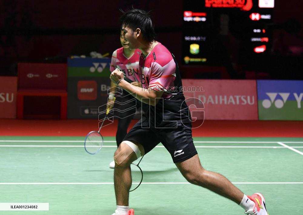 (SP)INDONESIA-JAKARTA-BADMINTON-INDONESIA MASTERS 2023-MEN'S DOUBLES-FINAL