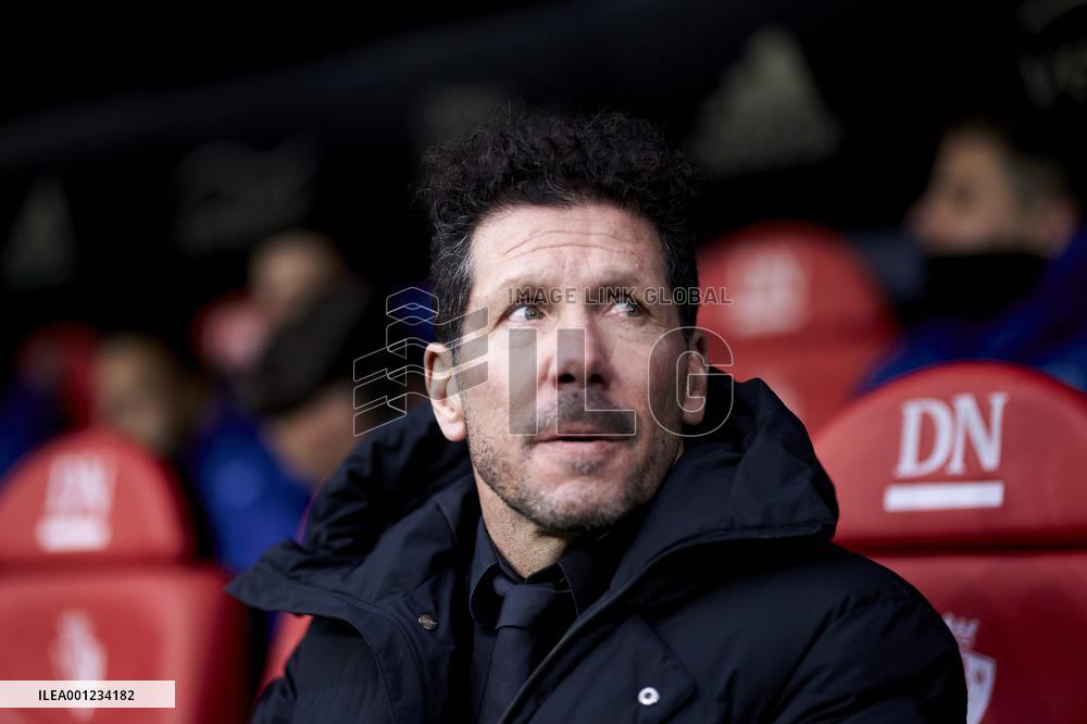 CA Osasuna vs Atletico de Madrid - La Liga Santander