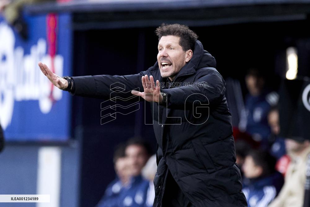 CA Osasuna vs Atletico de Madrid - La Liga Santander
