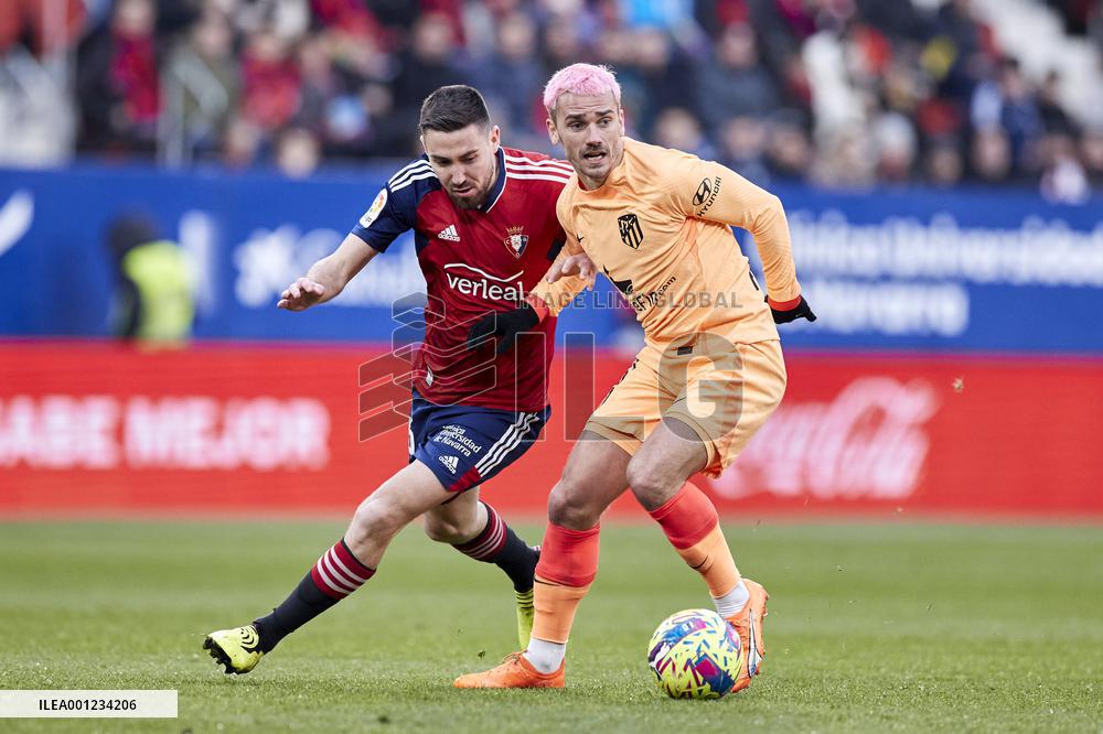 CA Osasuna vs Atletico de Madrid - La Liga Santander