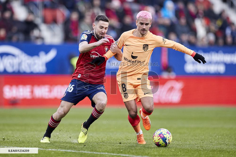 CA Osasuna vs Atletico de Madrid - La Liga Santander