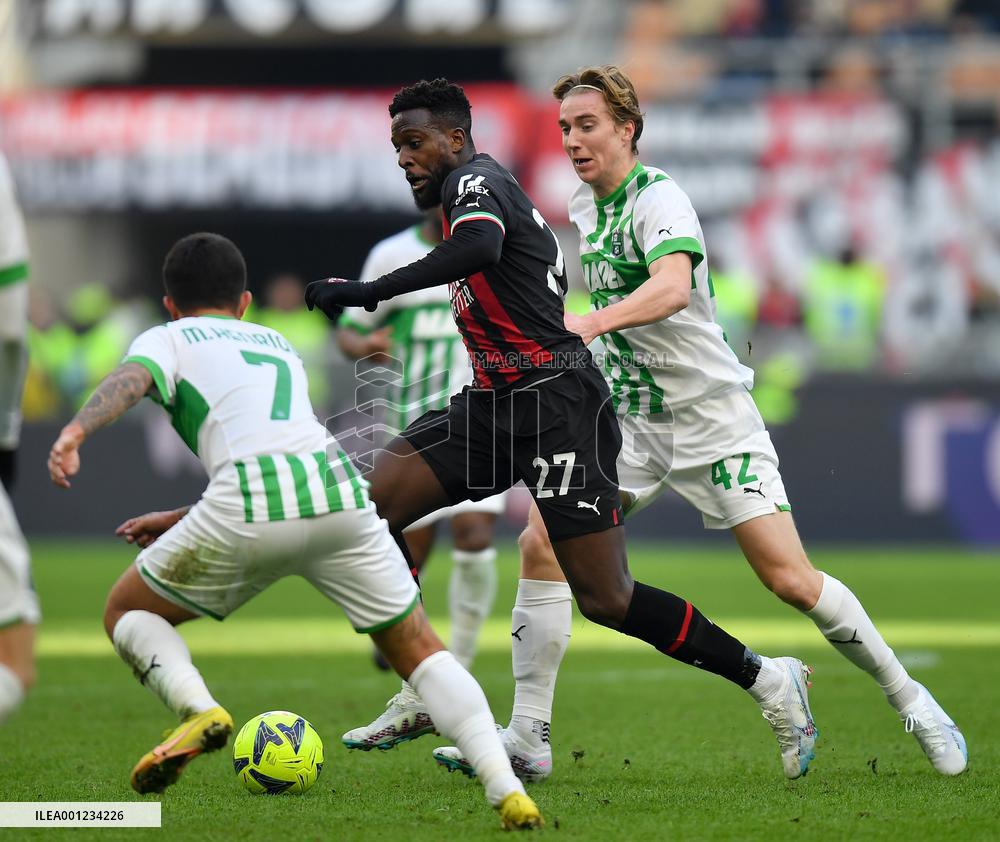 (SP)ITALY-MILAN-FOOTBALL-SERIE A-AC MILAN VS SASSUOLO