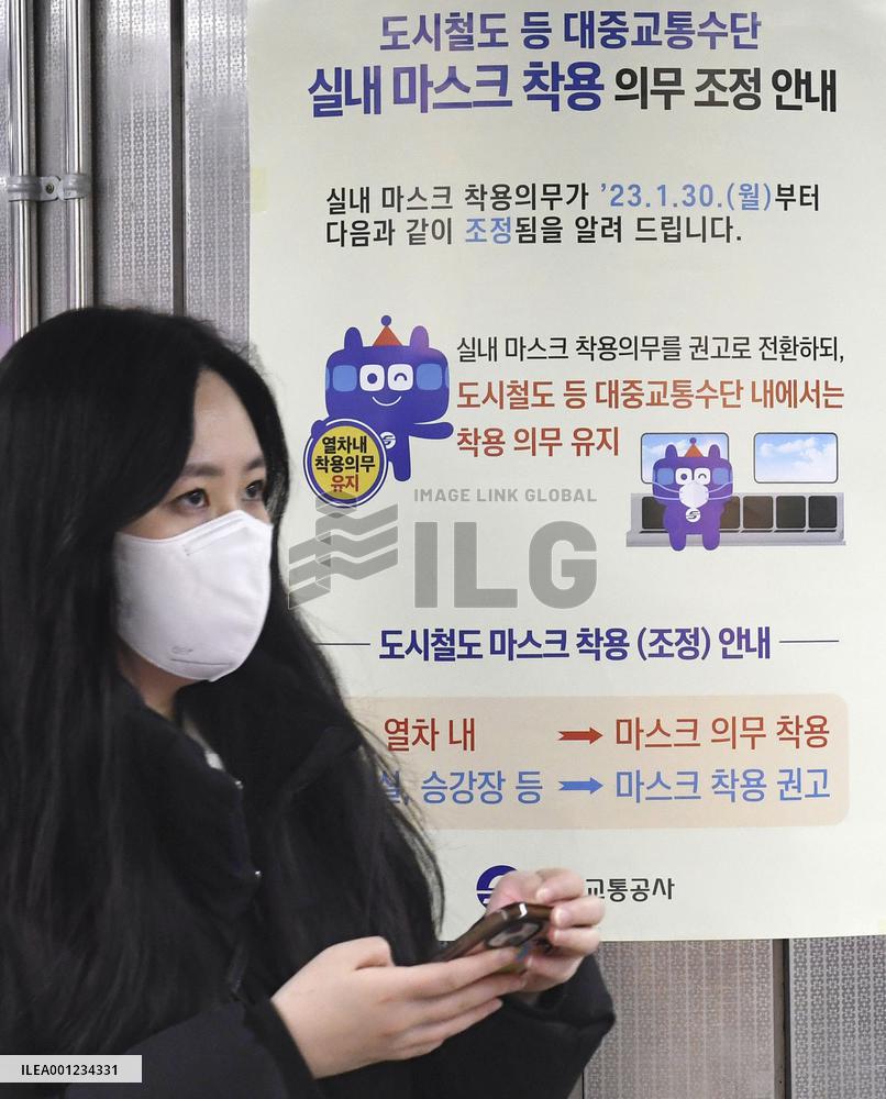 S. Korea lifts most of mask rules