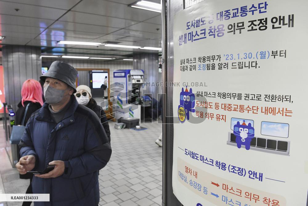 S. Korea lifts most of mask rules