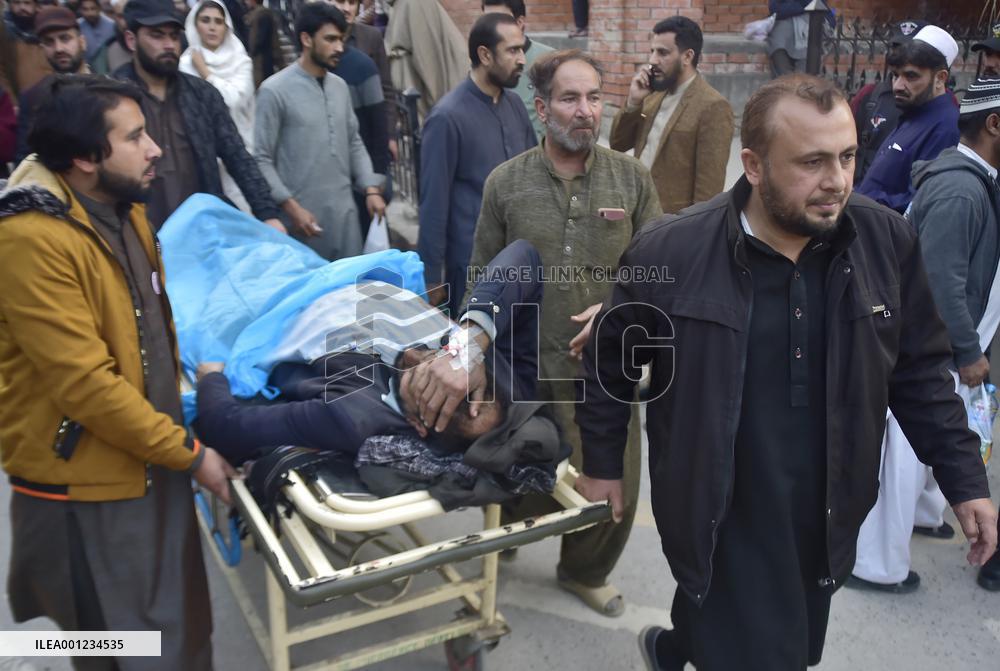 PAKISTAN-PESHAWAR-BLAST-INJURED