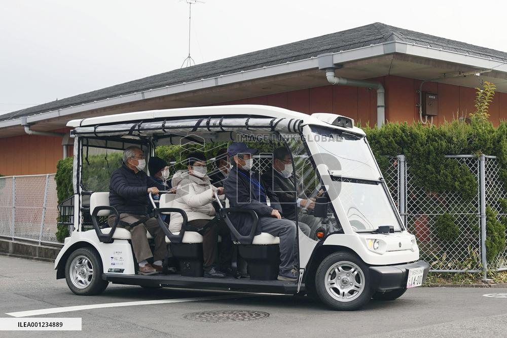 Self-driving transportation service in Japan