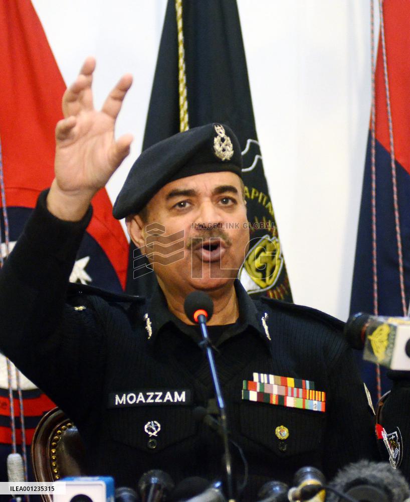 PAKISTAN-PESHAWAR-BLAST-POLICE CHIEF-PRESS CONFERENCE