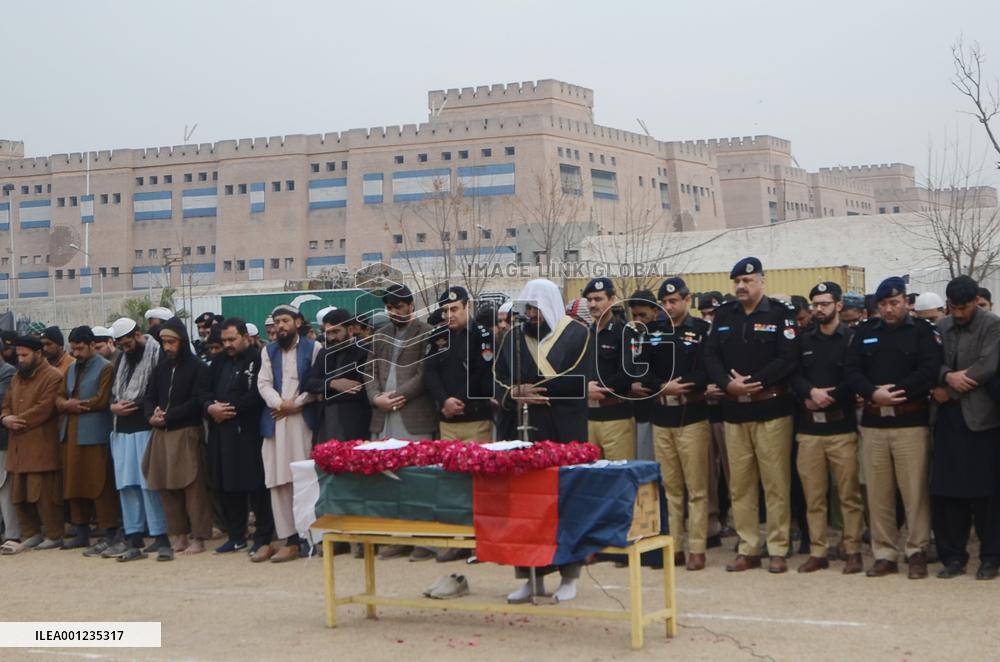 PAKISTAN-PESHAWAR-BLAST-POLICEMAN FUNERAL