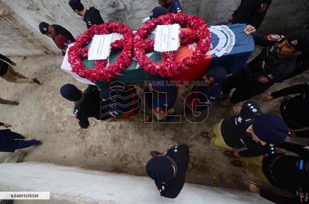 PAKISTAN-PESHAWAR-BLAST-POLICEMAN FUNERAL