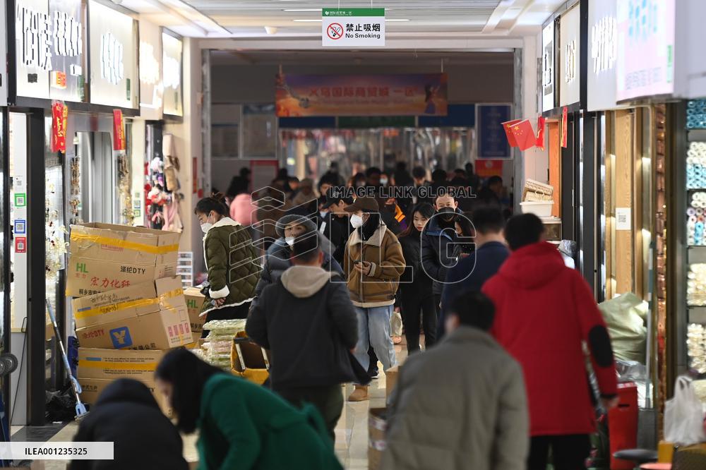 CHINA-ZHEJIANG-YIWU INT'L TRADE MARKET-FIRST BUSINESS DAY (CN)
