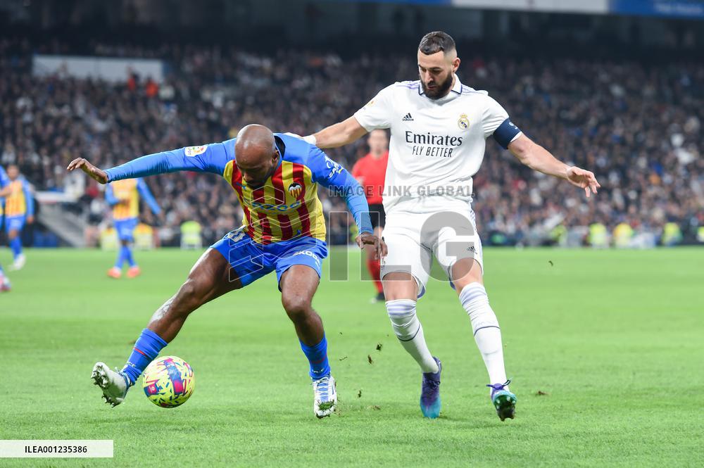 (SP)SPAIN-MADRID-FOOTBALL-SPANISH LEAGUE-REAL MADRID VS VALENCIA CF