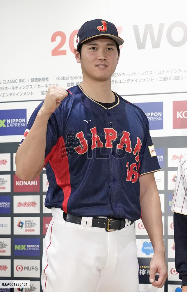 Angels Ohtani speaks in Tokyo ahead of WBC