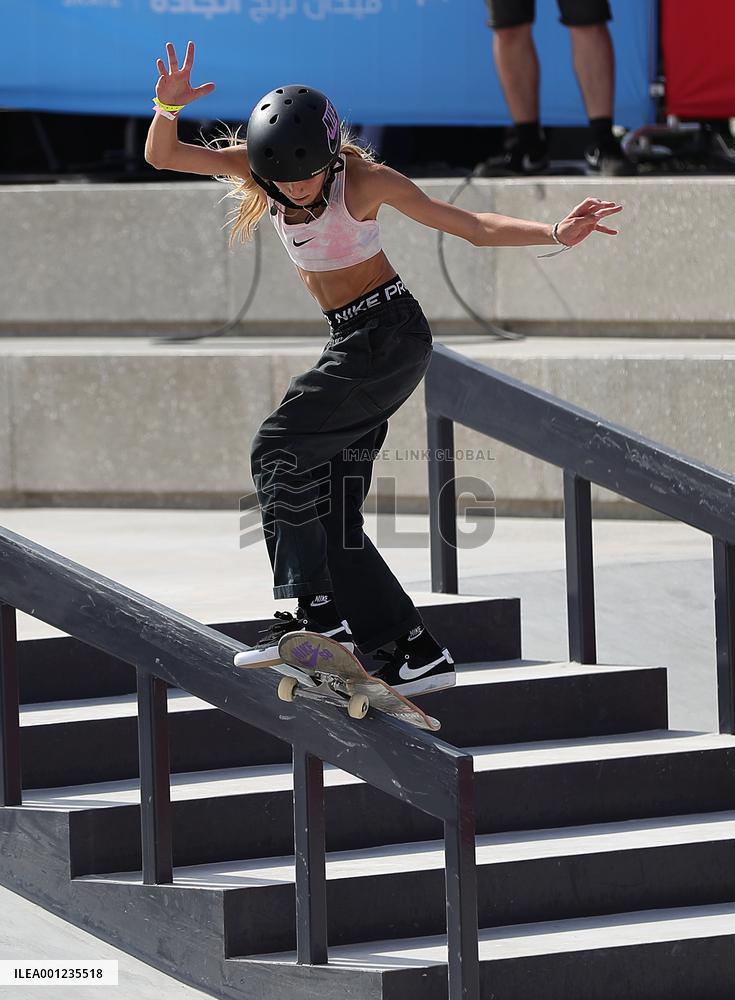 (SP)UAE-SHARJAH-WORLD SKATEBOARDING CHAMPIONSHIPS-WOMEN'S STREET QUARTERFINALS