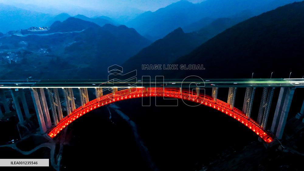 CHINA-GUIZHOU-ZUNYI-DAFAQU GRAND BRIDGE (CN)