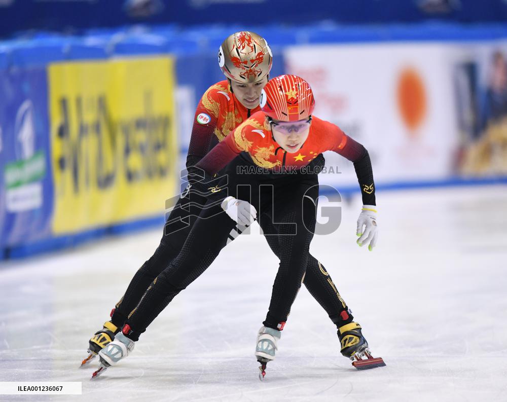 (SP)GERMANY-DRESDEN-SHORT TRACK SPEED SKATING-ISU WORLD CUP