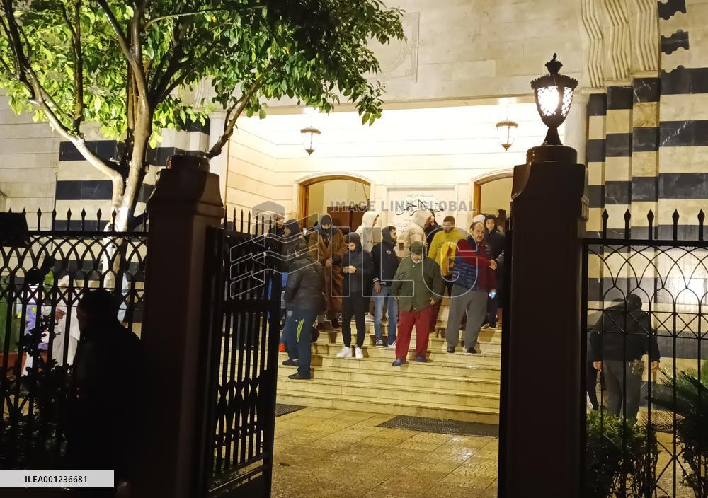 LEBANON-TRIPOLI-TÜRKIYE-EARTHQUAKE-REACTIONS