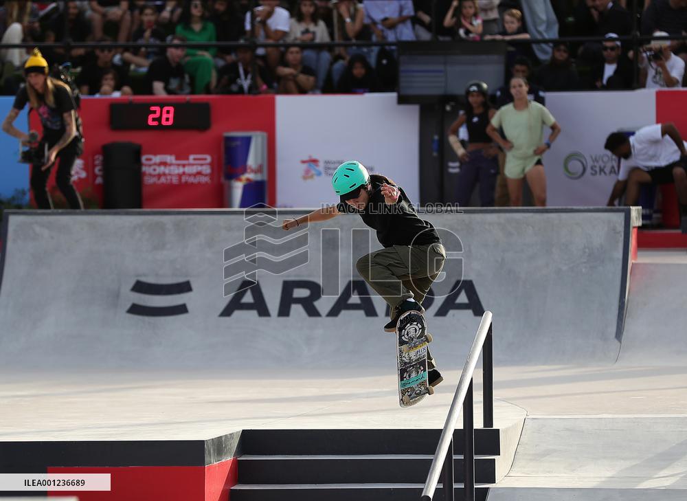(SP)UAE-SHARJAH-WORLD SKATEBOARDING CHAMPIONSHIPS-WOMEN'S STREET FINALS